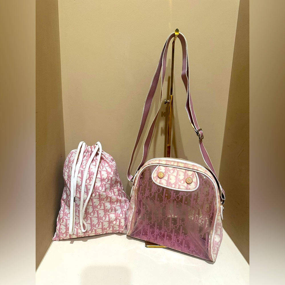 Christian Dior
Diorissimo Girly Rain Bowler Handle Bag